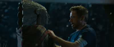 Stark secure server now transferring to all known receivers. - Iron Man 3