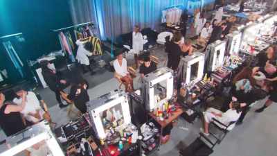 Start hair and makeup rotation,
please. Hair and makeup rotation. - Next in Fashion