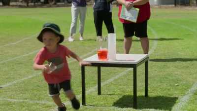 (STARTER PISTOL FIRES) - Miriam Margolyes: Australia Unmasked