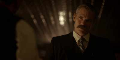 State he's in,
more likely - Deadwood: The Movie