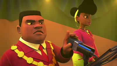 -[static buzzes]
-Where is my welcome music? - Supa Team 4