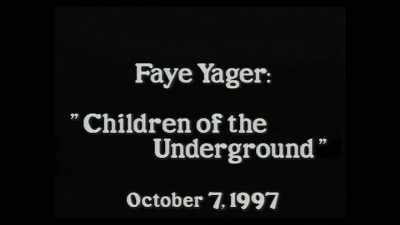 [static crackling] - Children of the Underground