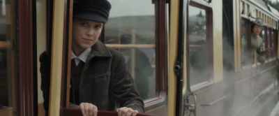 [station master] This train must leave.
We're running extremely late. - Enola Holmes