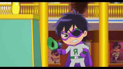 [statue head banging] - Ryan's World the Movie: Titan Universe Adventure
