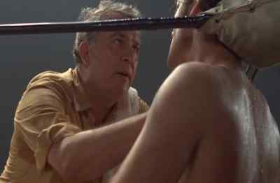 Stay away from him. Move him around.
Don't slug with him. - Fat City