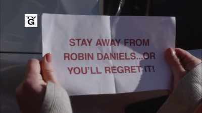 "Stay away from Robin Daniels
or you'll regret it." - Last Scene Alive: An Aurora Teagarden Mystery