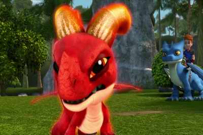 - Stay back. I'm warning you.
- Oh, cool off. - Dragons: Rescue Riders