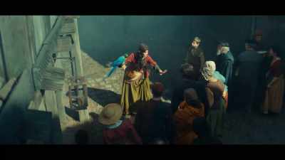 Stay back. Stay back. Do not crowd her.
She does not like to be jostled. - Shardlake
