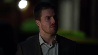 ["stay" by rihanna playing] - Arrow
