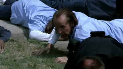 - Stay down. - Prison Break