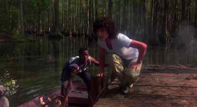- Stay here.
- Don't worry. - Swamp Thing