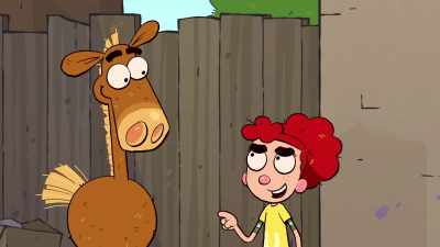 Stay here,
I'll wait in the truck, - It's Pony