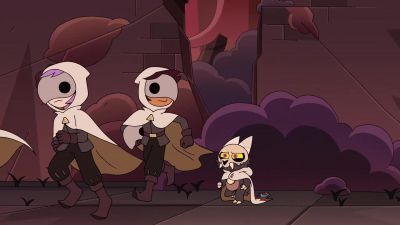 Stay here, King. It's safer. - The Owl House