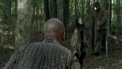 Stay here. - The Walking Dead