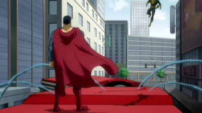 Stay here, son! - Superman/Shazam!: The Return of Black Adam