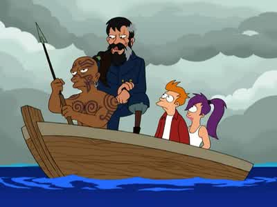 Stay here with Queequeg. - Futurama