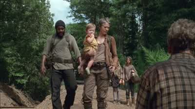 Stay on the tracks. - The Walking Dead