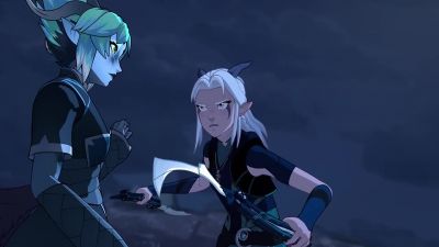 -Stay right behind me.
-Okay. - The Dragon Prince