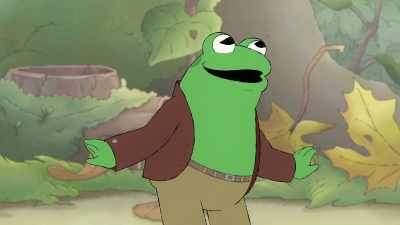 Staying calm and thinking clearlyis important if you are lost. - Frog and Toad