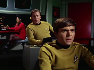 Staying with us. - Star Trek