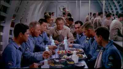 - Steak!
- With mushrooms, yet. - Conquest of Space