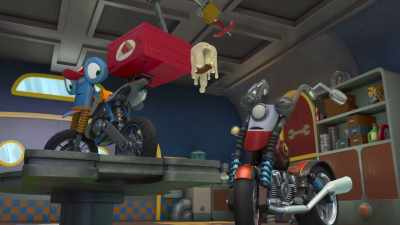 - Steel Awesome?
Here, in Wheelford? - Ricky Zoom