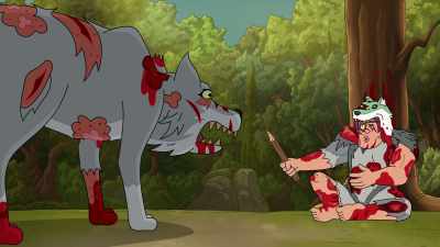 Step back.
I'm not wounded. - Krapopolis