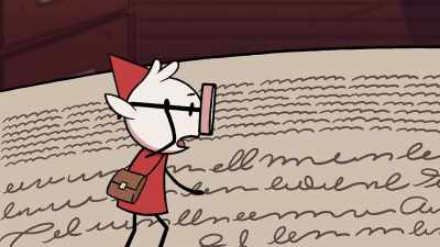 "Step one: the witch must first perform--" - Hilda