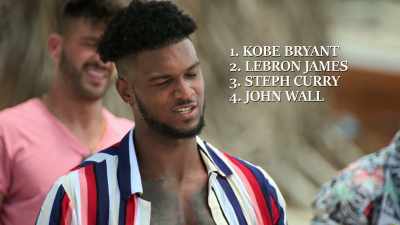 Steph Curry, John Wall,
Kyrie Irving. - FBoy Island