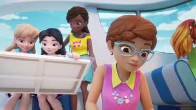 STEPHANIE:
Getting this painting
to the Explorer's treasure - LEGO Friends: Girls on a Mission