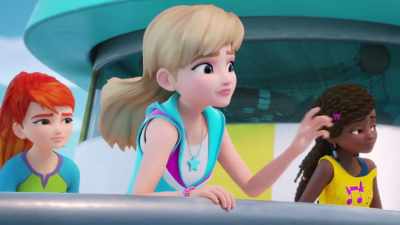 STEPHANIE:
I even found oars
to row us back. - LEGO Friends: Girls on a Mission