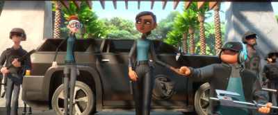 Sterling is here somewhere.
I want agents on every exit. - Spies in Disguise