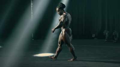 STEVE: Densely muscled, huge
arms, huge chest, huge back. - Breaking Olympia: The Phil Heath Story