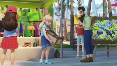 Steve, you have to bid - LEGO Friends: Girls on a Mission