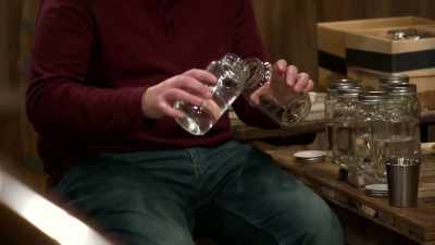 [steve]  I'm mixing
 and tasting and tasting - Moonshiners: Master Distiller