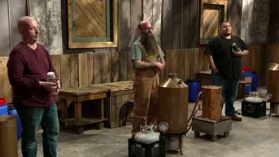 Steve, unfortunately,
your low proof jar
brought you in third place. - Moonshiners: Master Distiller