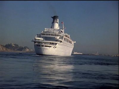 Steward (over loudspeaker): We
arrived at manzanillo shortly. - The Love Boat