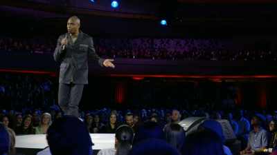 "Stewart, what's all the beef, man?
What's going--" - The Age of Spin: Dave Chappelle Live at the Hollywood Palladium