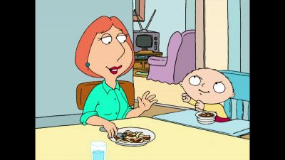 Stewie wants to go uppie - Family Guy