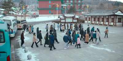 Stick close to me. - The Breaking Ice