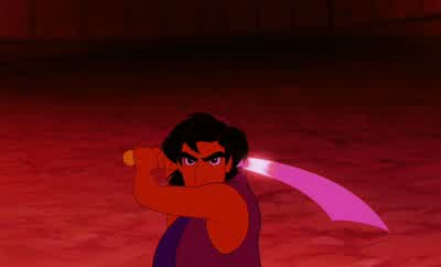 Rick 'em, rack 'em, rock 'em, rake Stick that sword into that snake You stay out of this. - Aladdin