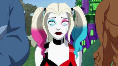 [stifled sobs] - Harley Quinn
