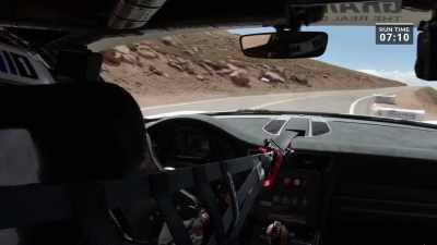 Still has a chance to
win this Porsche battle. - Pike's Peak: On The Edge