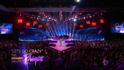 Still ahead, a classic version - Let's Go Crazy: The Grammy Salute to Prince