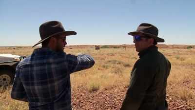 Still on a high,
the boys are convinced - Outback Opal Hunters