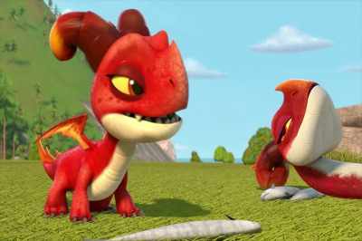 - Still trying the torch?
- It's such a cool move. - Dragons: Rescue Riders