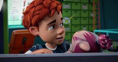 Still working on that art project
with "Mint Condition." Hey. - Spy Kids: Mission Critical
