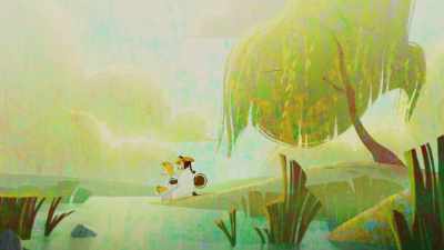 [Stillwater] Master Chu was at the river with her young student, Ying. - Stillwater