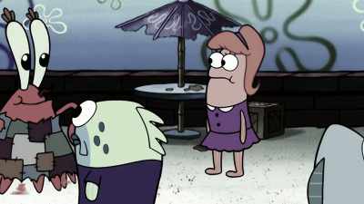 Stinky could see that, but
instead of helping them, - SpongeBob DocuPants