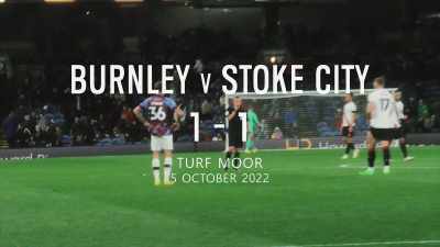 Stoke have equalised - Mission to Burnley